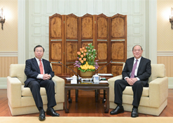 2024年2月26日，澳门特区行政长官贺一诚会见华体会体育（中国）hth·官方网站-登录入口
党委书记、董事长刘敬桢一行，双方就推动大健康产业发展、横琴粤澳深度合作区建设等议题交换意见